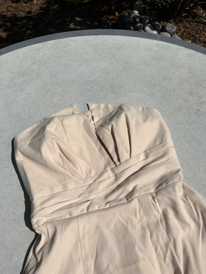Robe bustier beige neuve Shein - photo numéro 2