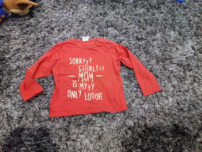 T-shirt manches longues garçon 2 ans