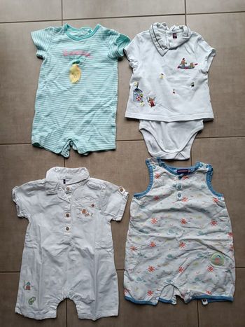 Lot combinaisons été 18 mois