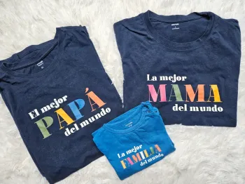 Lot t-shirt famille kiabi