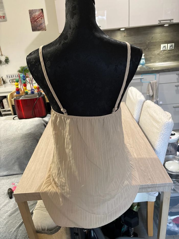 Robe fluide beige s - photo numéro 2