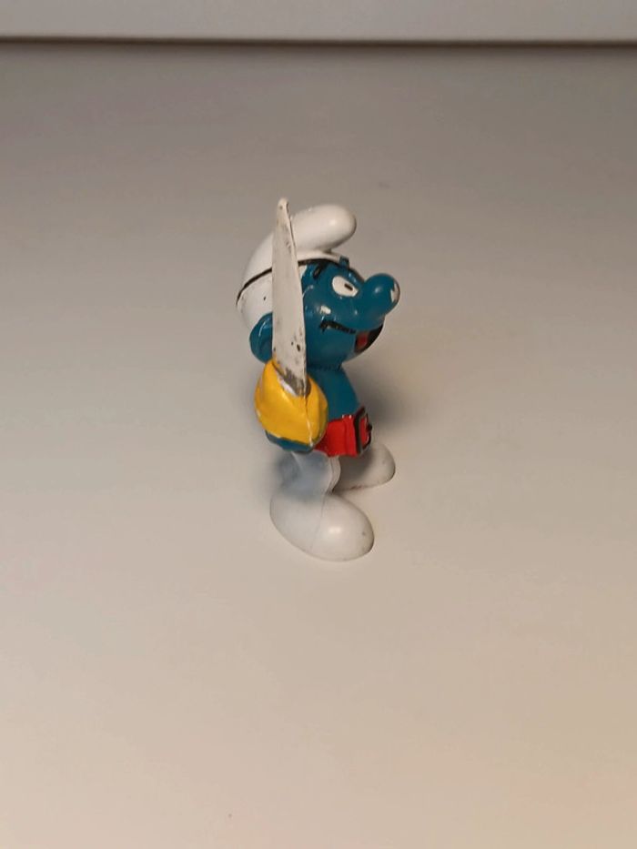 Figurine vintage Bully Schtroumpf pirate peyo W.germany - photo numéro 4