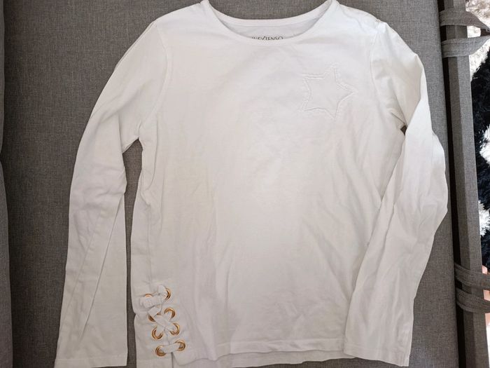 T-shirt avec lacet manches longues