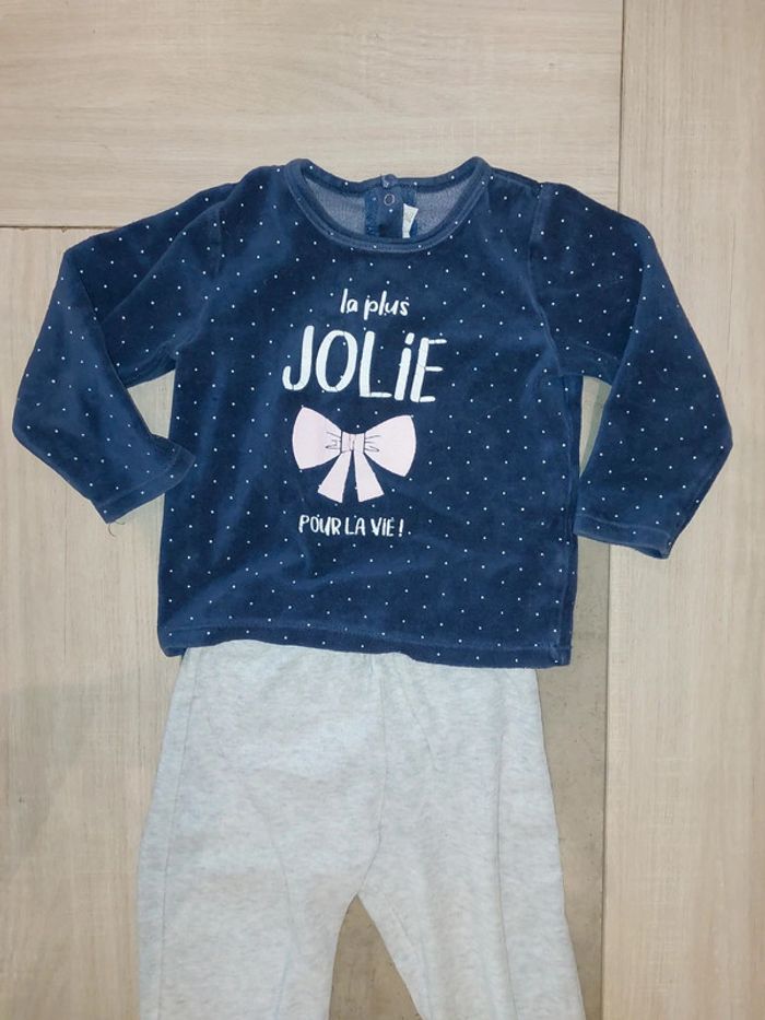 Pyjama 2 pièces/ Gemo / 24 mois - photo numéro 2