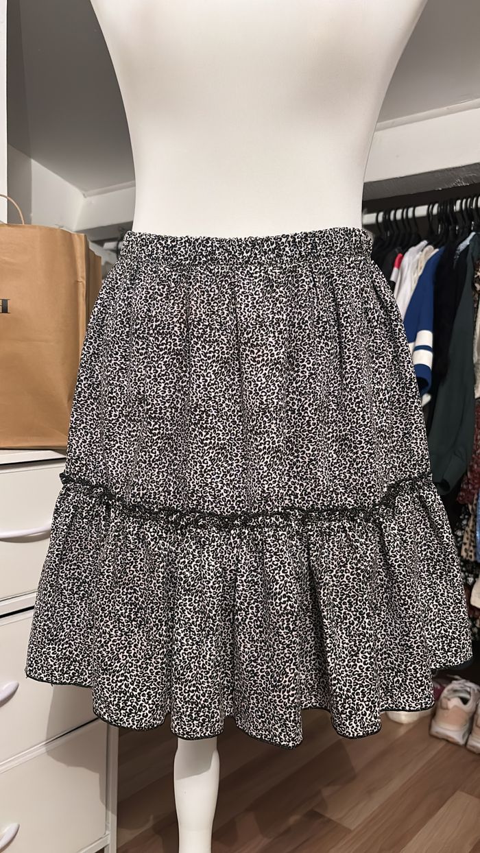 Jupe volants léopard Seven August T36
