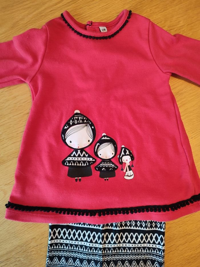 Lot vêtements fille 12mois - photo numéro 7