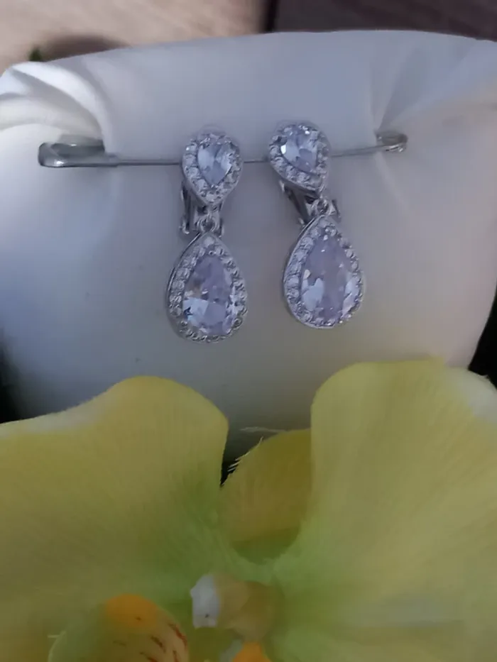 Boucles d'oreilles à clip boutique chic tendances neuve