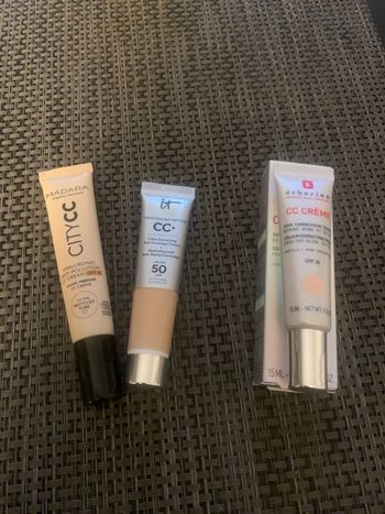 Lot de CC Crèmes – Erborian, Madara City CC & IT Cosmetics CC+ SPF