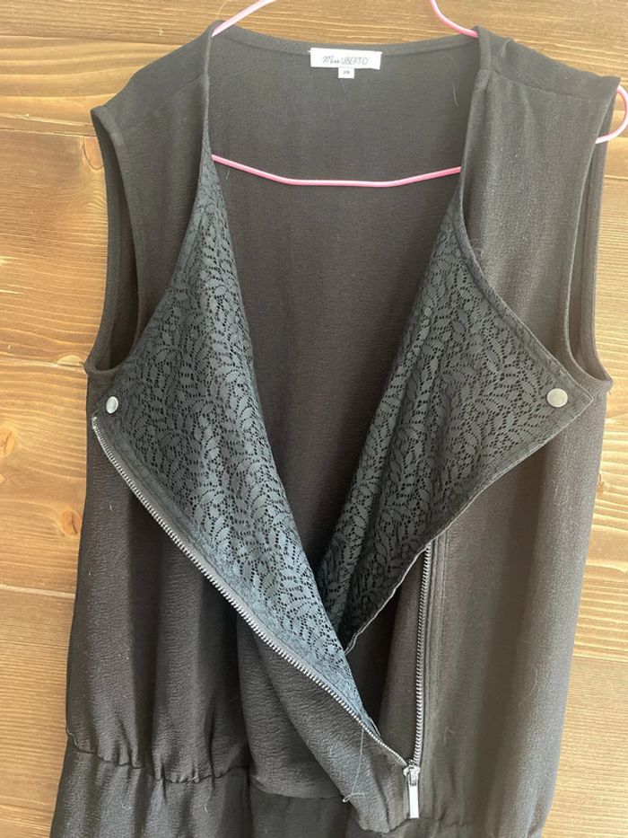 Robe noire débardeur courte - photo numéro 4