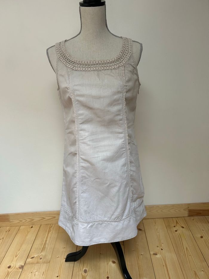 Robe d’été beige Cache Cache - taille 38 - photo numéro 1