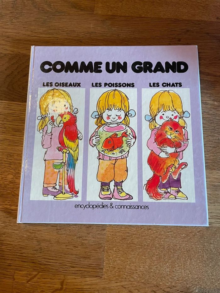 Livre Comme un grand Les oiseaux Les poissons Les chats