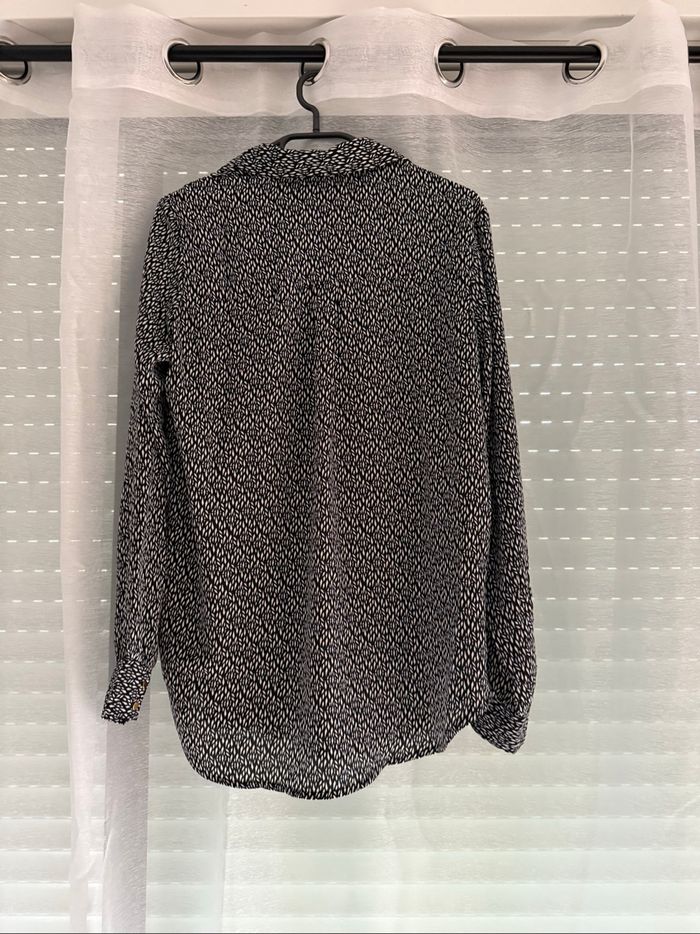 Chemise La Halle noire et blanche - Taille 40 - Neuve jamais portée - photo numéro 2