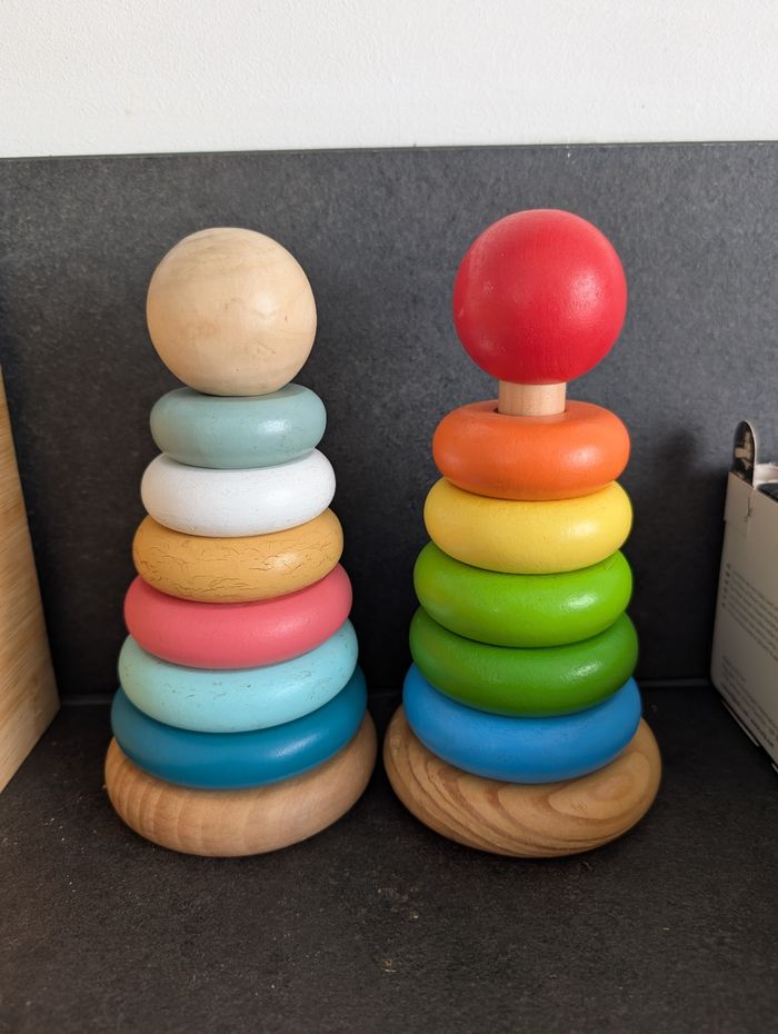 Jeu à empiler en bois