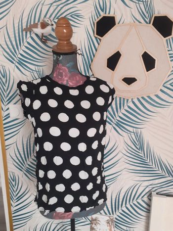 Top à pois M