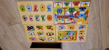 Lot puzzle en bois