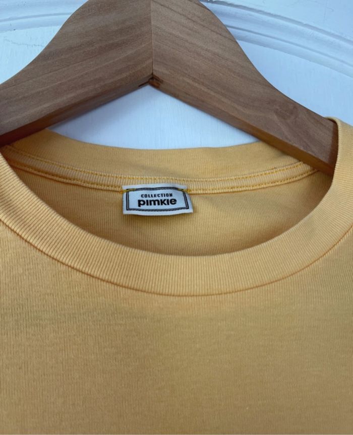 Lot 2 t-shirts près du corps - Pimkie - Taille S - Noir & Jaune/Orange - photo numéro 7
