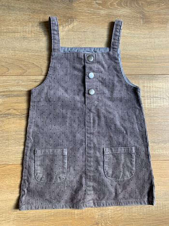 Robe grise 18-24 mois