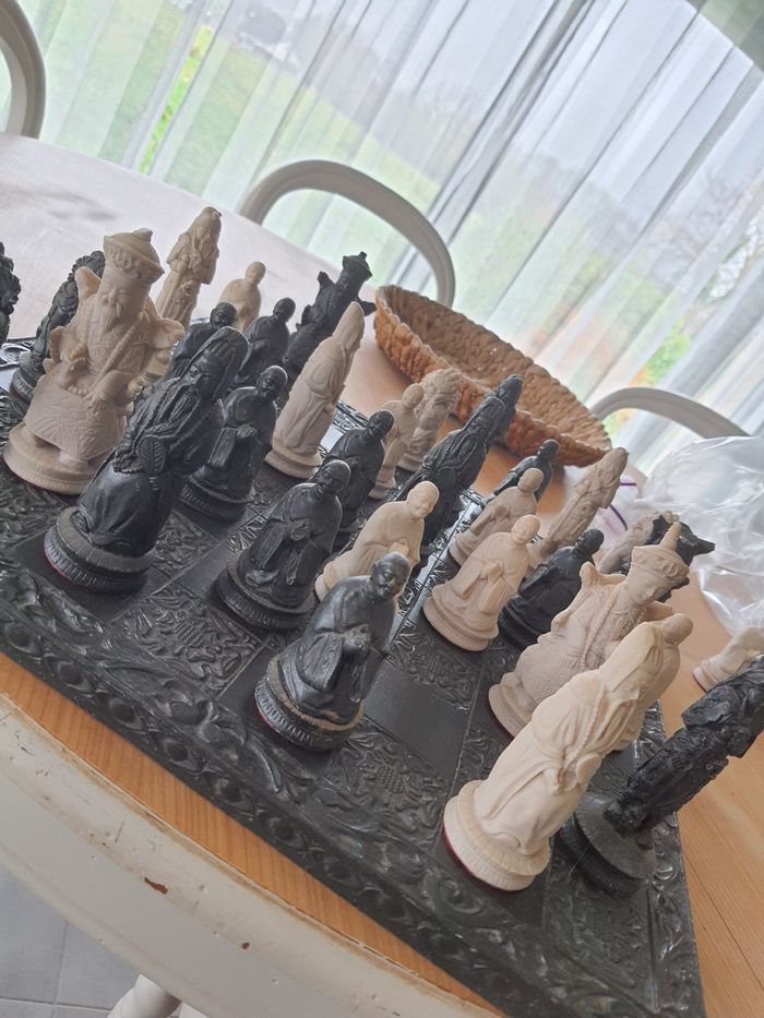 Echiquier ardoise galloise