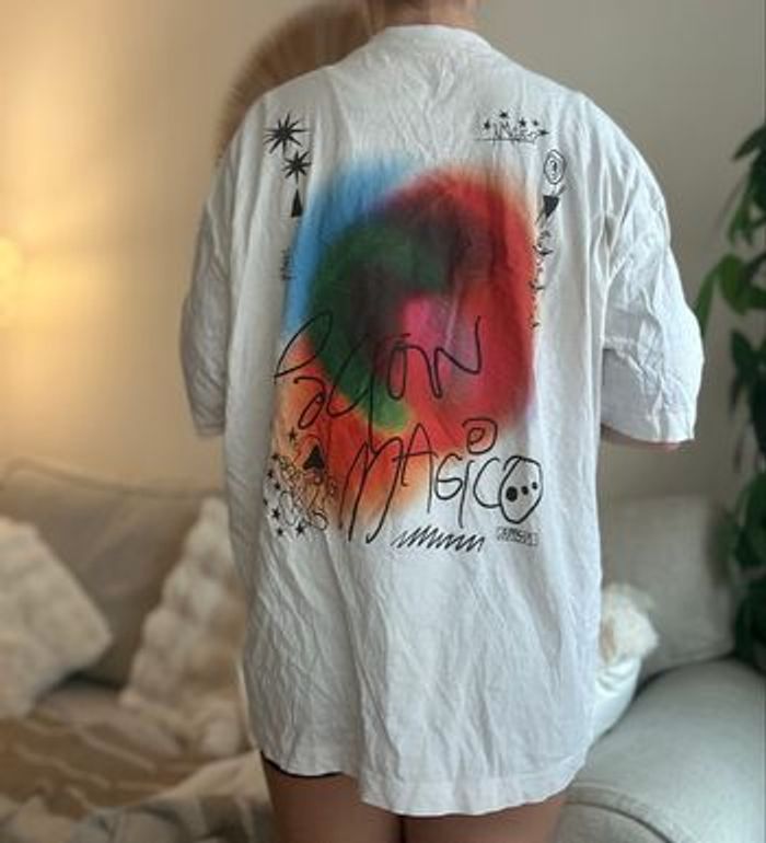 T-shirt asos design magnifique motif coloré au dos