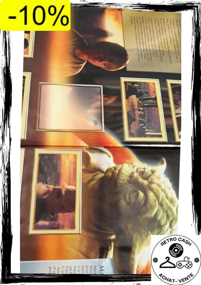 Album incomplet il manque 1 vignette Star Wars epidose 1 Merlin Lucasfilm 1999 - photo numéro 16