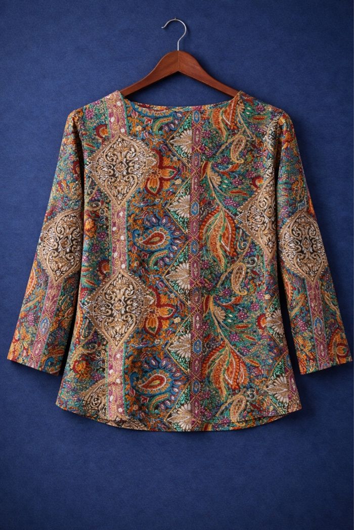 Blouse Fleurie Stradivarius - photo numéro 3