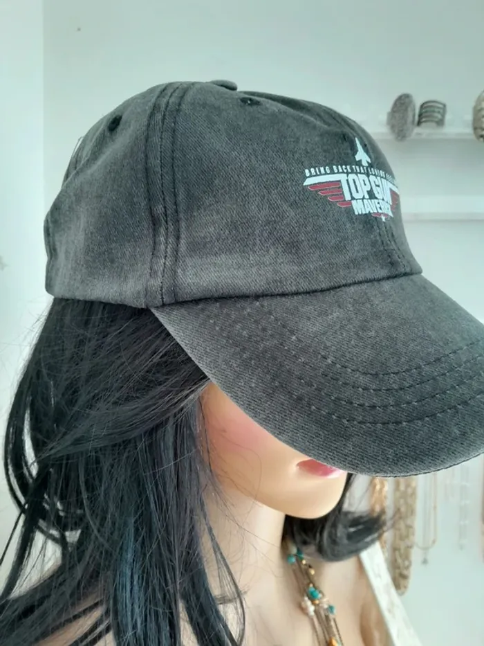 Top Gun Maverick, Casquette de Baseball, couleur gris foncé - photo numéro 2