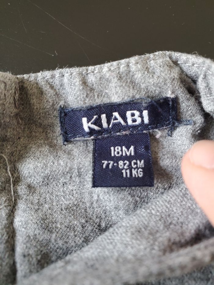Robe grise 18 mois Kiabi - photo numéro 2