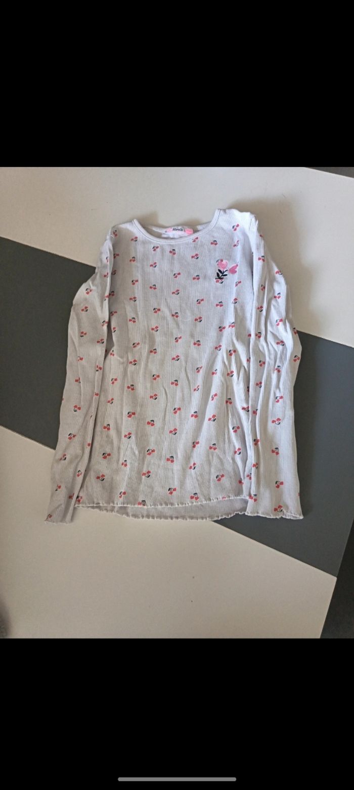 T-shirt manches longues fille