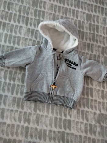 Gilet veste grise Tigrou Disney H&M 3 mois