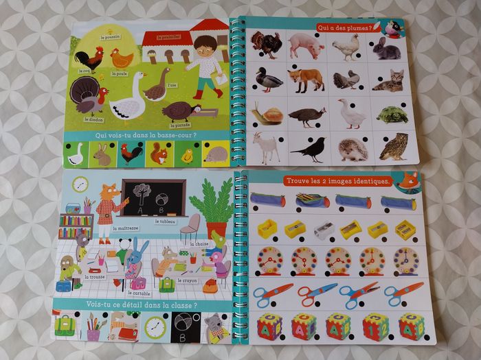 Lot 2 Cahiers Électro Nathan – À l’école + À la ferme – Jeu éducatif interactif enfants - photo numéro 3