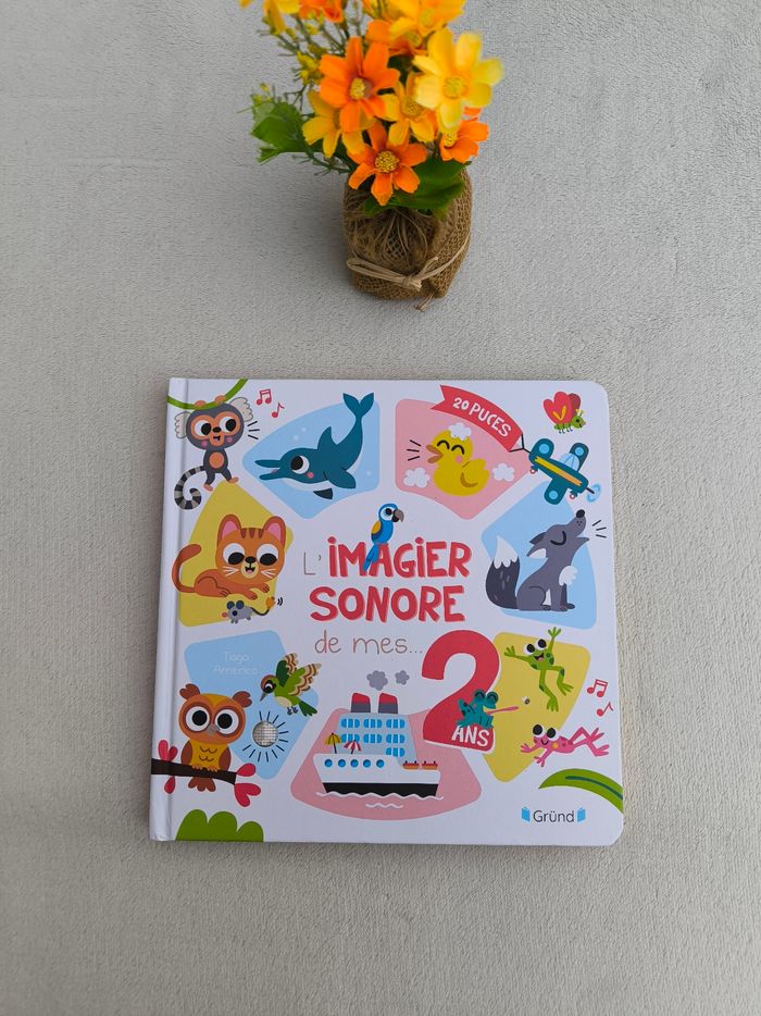 Livre L'imagier sonore de mes 2 ans Gründ