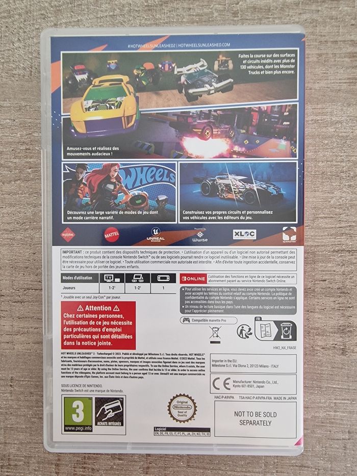 JEU SWITCH Hotwheels Unleashed 2 - photo numéro 2