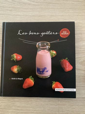 Livre de cuisine les bons goûters