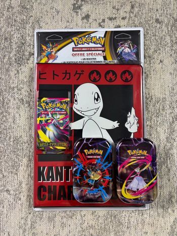 Pokémon Lot Portfolio + x2 Mini Tin ME01 Méga Évolution