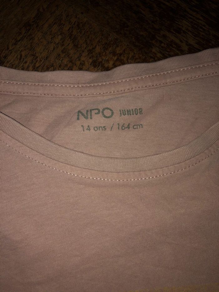 Teeshirt imprimé npo 14 ans - photo numéro 3