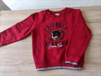 Pull rouge - 5 ans garçon