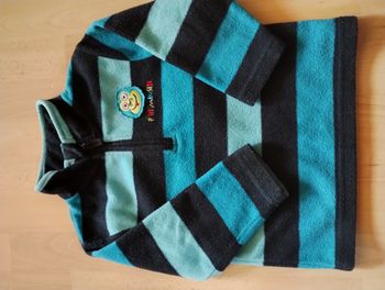 Sweat polaire rayé Orchestra "P'tit monstre" 4 ans/104cm