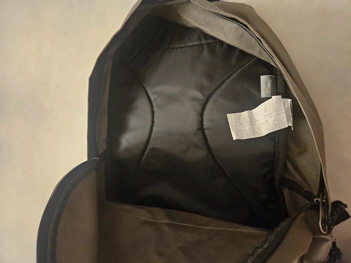 Sac à dos Eastpak Wyoming - kaki & cuir (neuf) - photo numéro 7