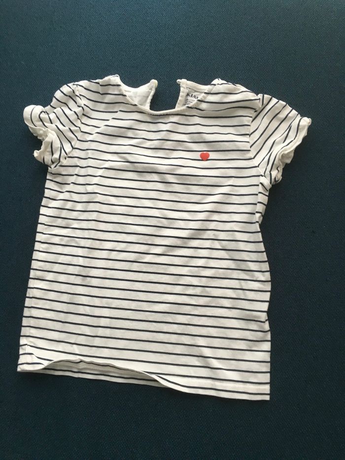 Ensemble 2 tee shirts rayés 3 ans - photo numéro 3