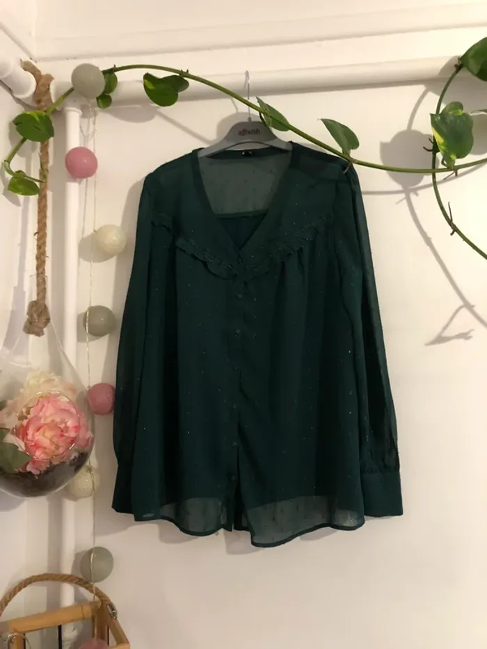 Blouse verte - photo numéro 2