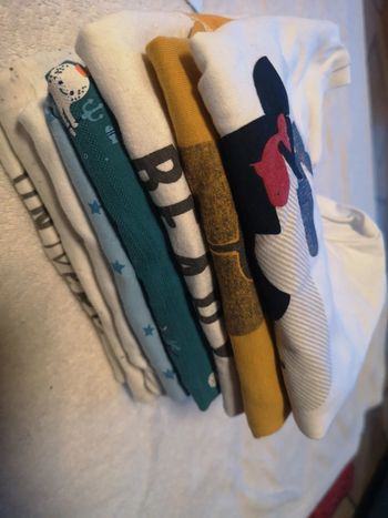 Lot 8 manches longues 6 mois