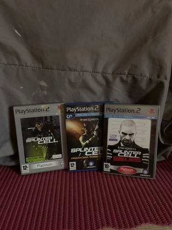 Jeux vidéo Splinter Cell ( 3 jeux) ps2