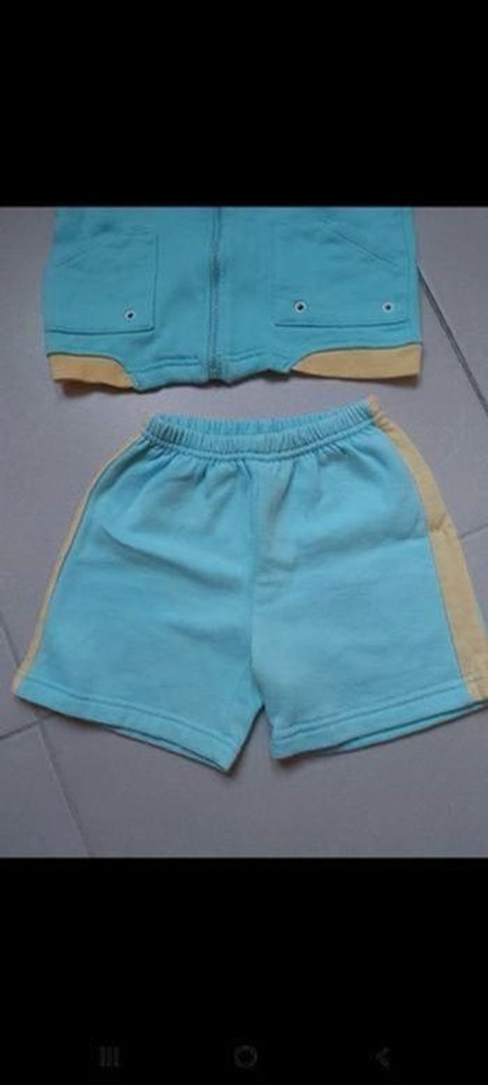 Ensemble gilet et short 24 mois - photo numéro 3