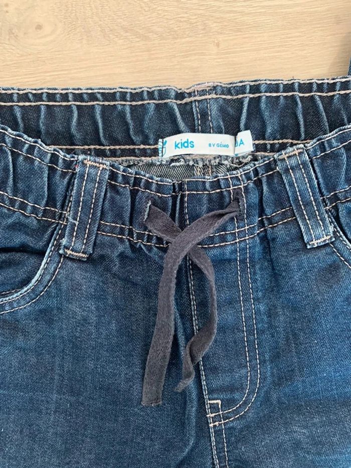 jean droit taille élastique et cordon - photo numéro 3