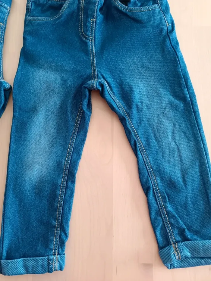 Lot de 2 jeggings 18 mois - photo numéro 4