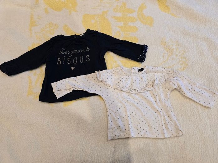 Lot Haut fille 9mois - photo numéro 2