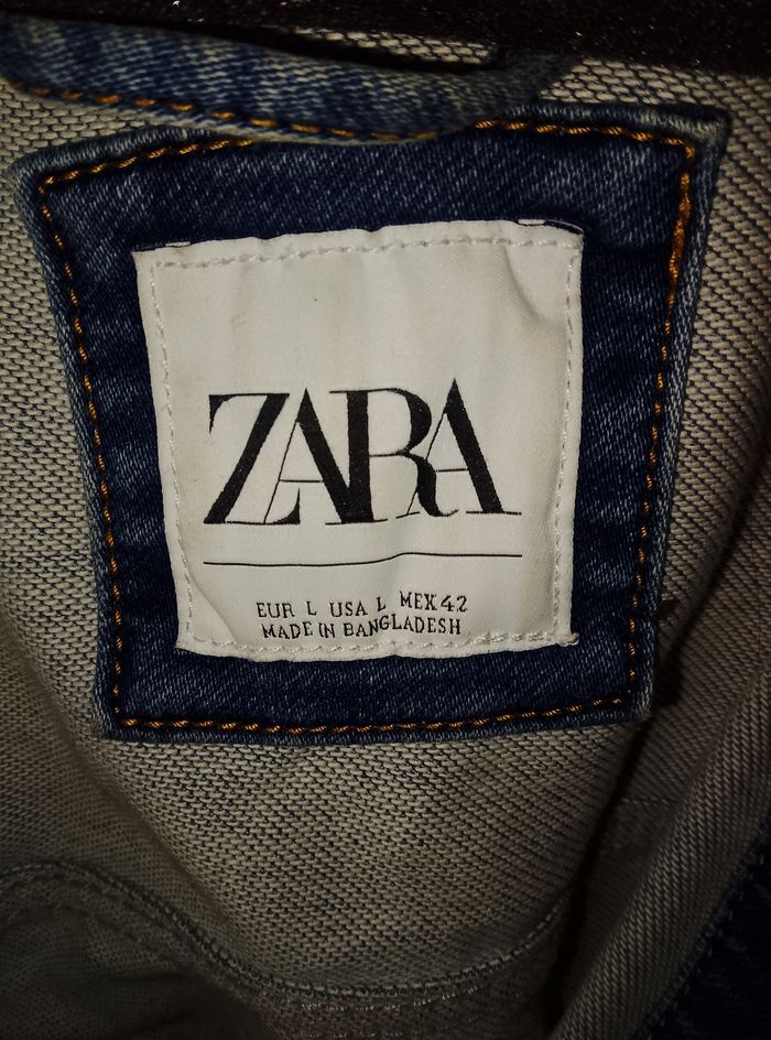 Veste en jean Zara - photo numéro 2