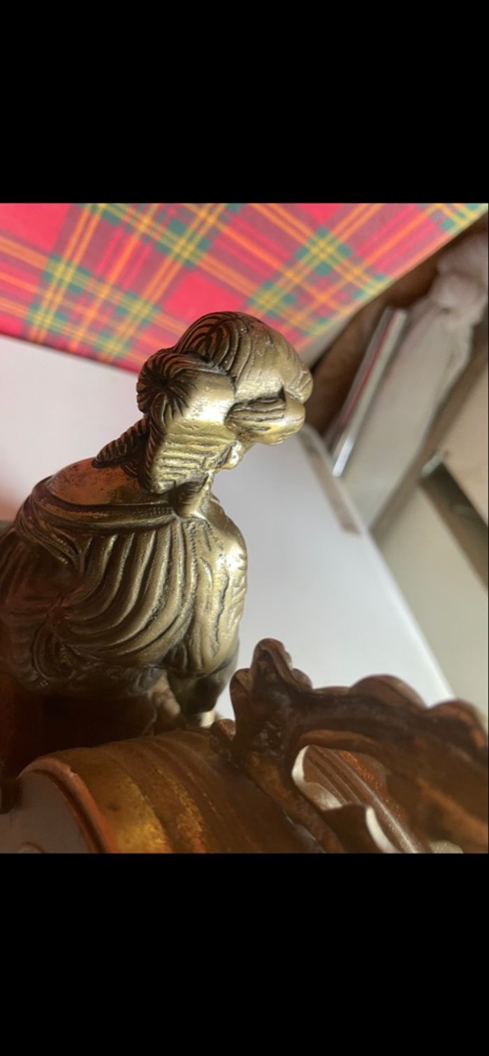 Pendule bronze année 70 - photo numéro 8