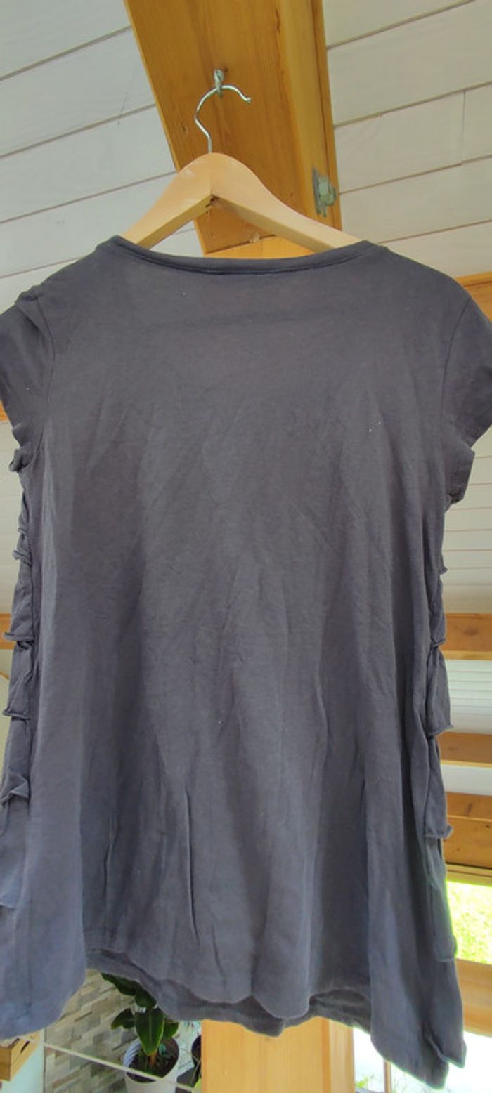 T-shirt H&M à volants taille 12-14 ans - photo numéro 2