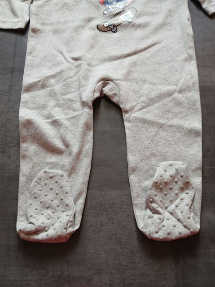 pyjamas en coton garcon pieds antiderapants 12 mois - photo numéro 2